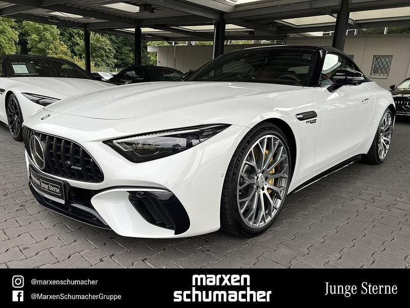 Weiß Gebraucht 2023 Mercedes SL63 AMG Premium Plus Cabrio | 139.450 € (Guter Preis) - Bild 1/4