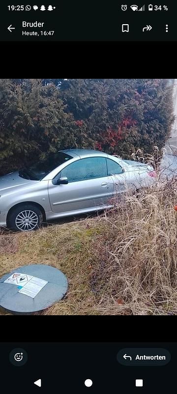 Gebraucht Peugeot 206 CC 108 PS (79 kW) 2006 Grau Cabrio