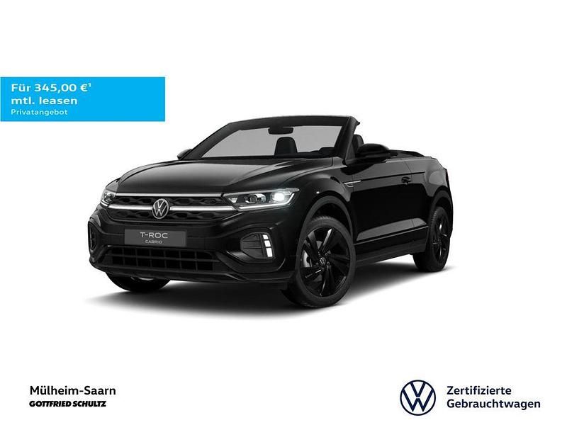 Schwarz Neu 2025 VW T-Roc Cabriolet R-line Cabrio | 42.500 € (Fairer Preis) - Bild 1/4