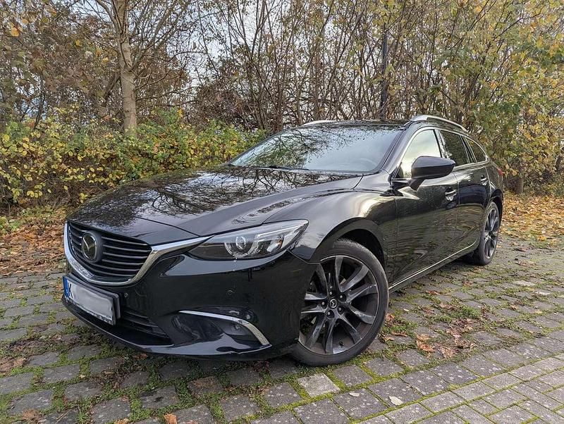 Schwarz Gebraucht 2016 Mazda 6 Sports-Line Kombi | 13.200 € (Etwas zu teuer) - Bild 1/4