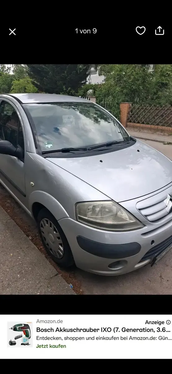 Gebraucht Citroën C3 70 PS (51 kW) 2005 Grau Kleinwagen