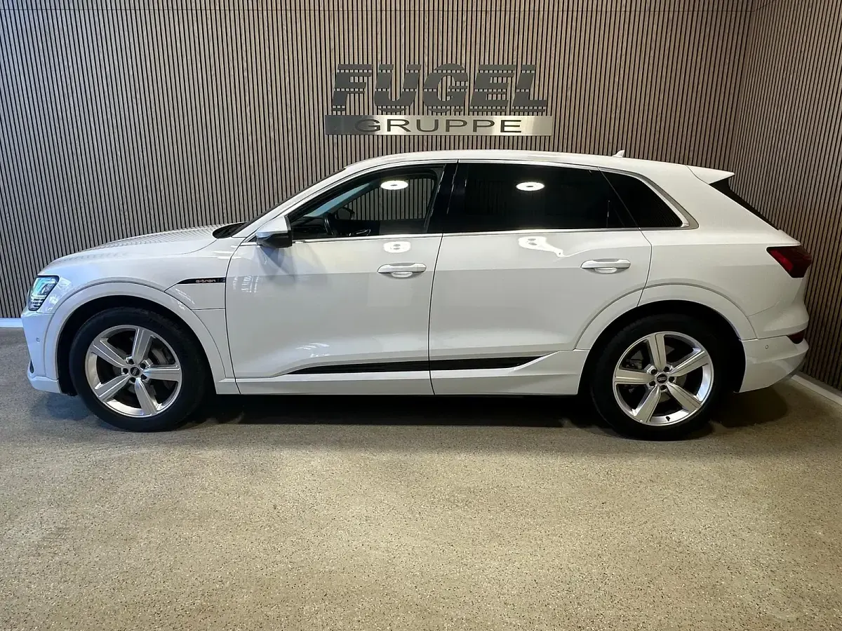 Gebraucht Audi e-tron S-Line 230 kW (313 PS) 2022 Gletscherweiß metallic SUV