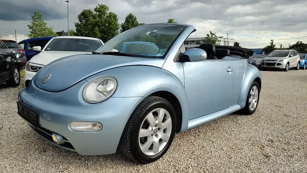 Gebraucht VW New Beetle Cabriolet Highline 102 PS (75 kW) 2007 Blau Cabrio