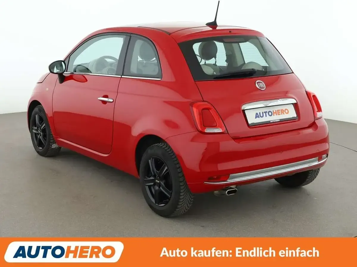 Gebraucht Fiat 500 Lounge 69 PS (50 kW) 2018 Rot Kleinwagen