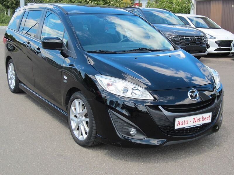 Schwarz Gebraucht 2010 Mazda 5 Sports-Line Van / Kleinbus | 9.950 € (Teuer) - Bild 1/4