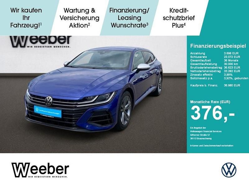 Lapiz blue (metallic) Gebraucht 2023 VW Arteon R Kombi | 36.480 € (Superpreis) - Bild 1/4