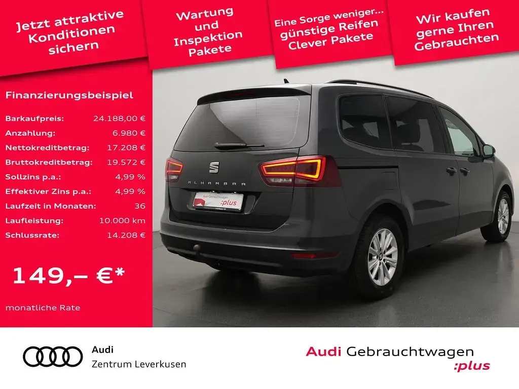 Gebraucht Seat Alhambra Style 150 PS (110 kW) 2022 Grau Van / Kleinbus