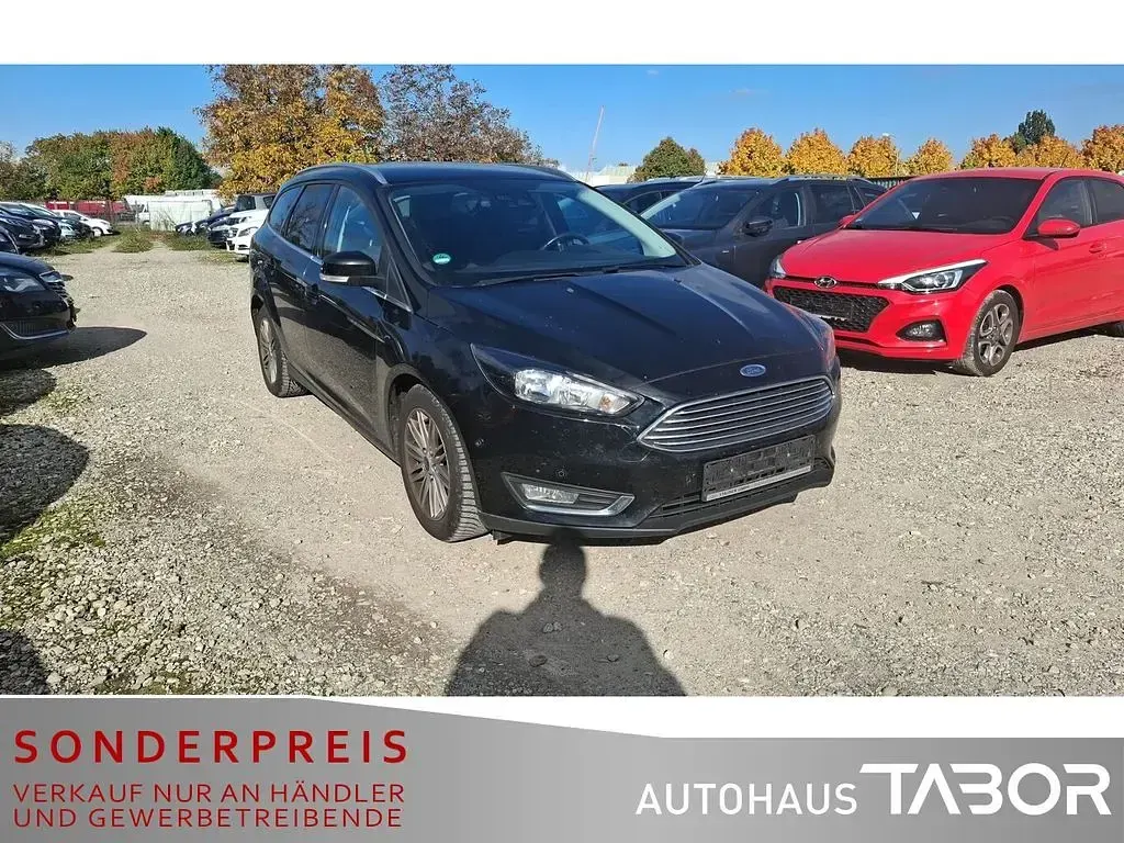 Usata Ford Focus Titanium 125 CV (91 kW) 2017 Nero Station wagon