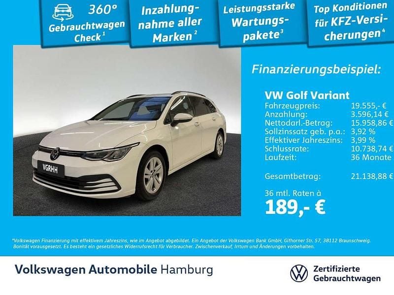 Gebraucht VW Golf VIII Life 116 PS (85 kW) 2021 Weiß Kombi