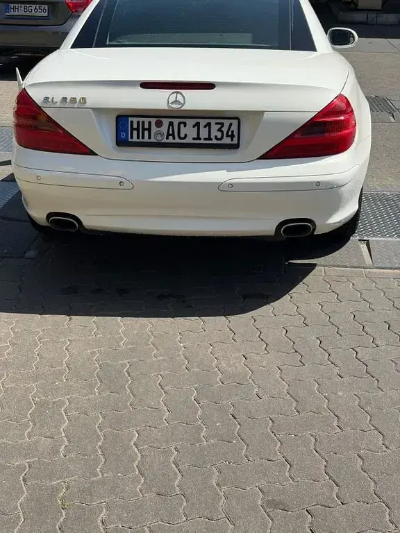 Gebraucht Mercedes SL350 245 PS (180 kW) 2003 Weiß Cabrio