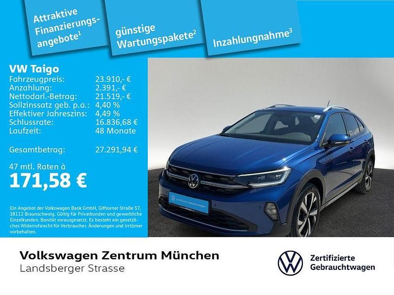 Blau Gebraucht 2023 VW Taigo IQ Drive SUV | 23.910 € (Guter Preis) - Bild 1/2