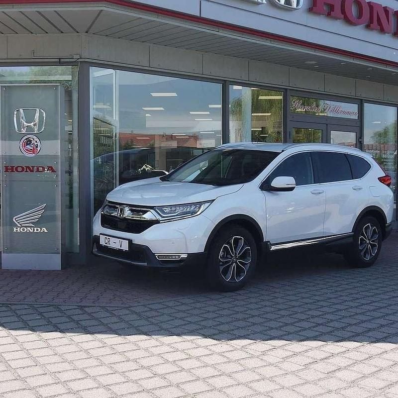 Weiß Gebraucht 2021 Honda CR-V Hybrid SUV | 39.995 € - Bild 1/4