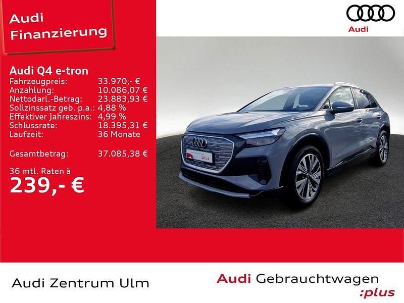 Gebraucht Audi Q4 e-tron Advanced 150 kW (204 PS) 2023 Kieselgrau SUV