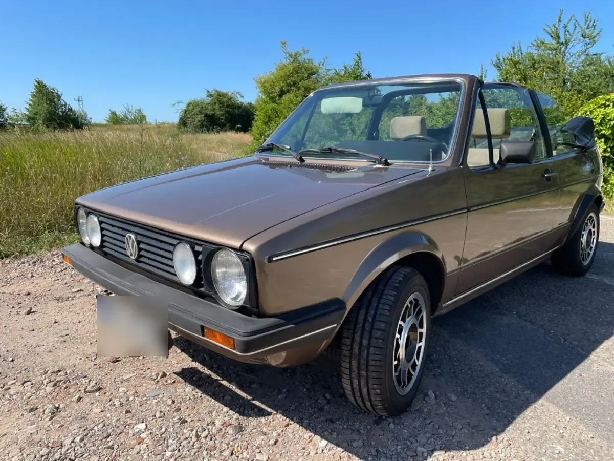 Gebraucht VW Golf Cabriolet 75 PS (55 kW) 1983 Braun Cabrio