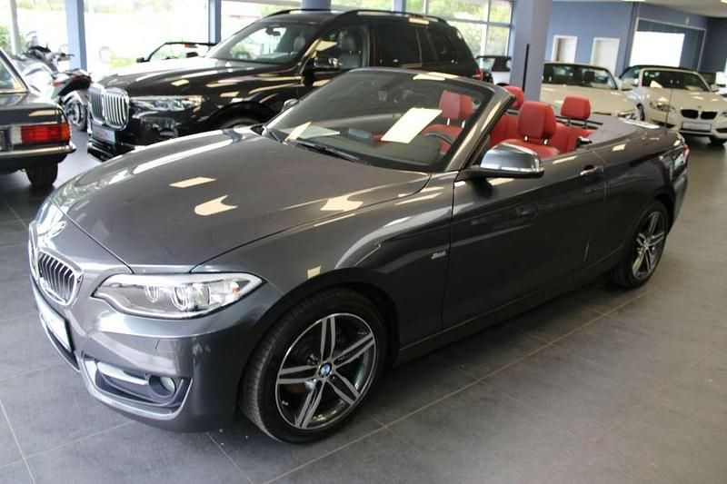 Gebraucht BMW 218 Sport Line 136 PS (100 kW) 2016 Grau Cabrio