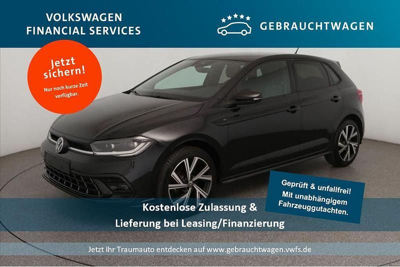 Schwarz Gebraucht 2022 VW Polo R-line Limousine | 19.339 € (Guter Preis) - Bild 1/4