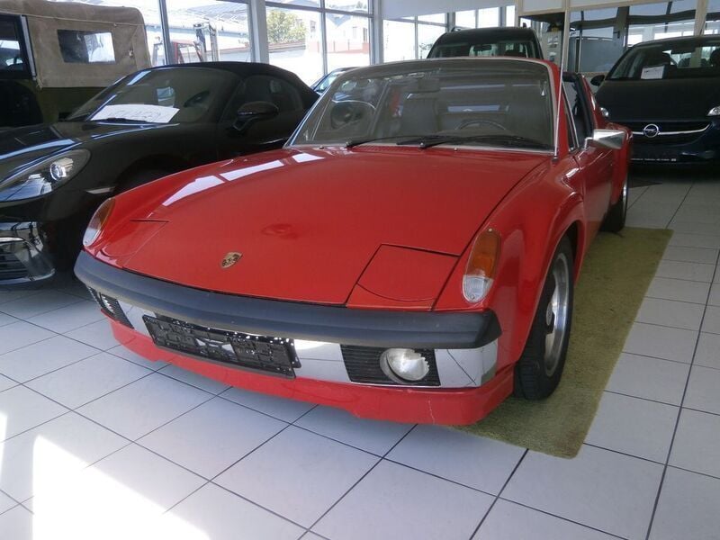 Rot Gebraucht 1972 Porsche 914 Cabrio | 26.500 € - Bild 1/4