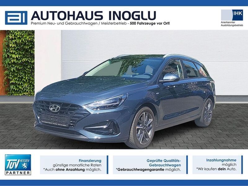 Blau teal blue (metallic) Gebraucht 2023 Hyundai i30 Kombi | 16.780 € (Guter Preis) - Bild 1/4