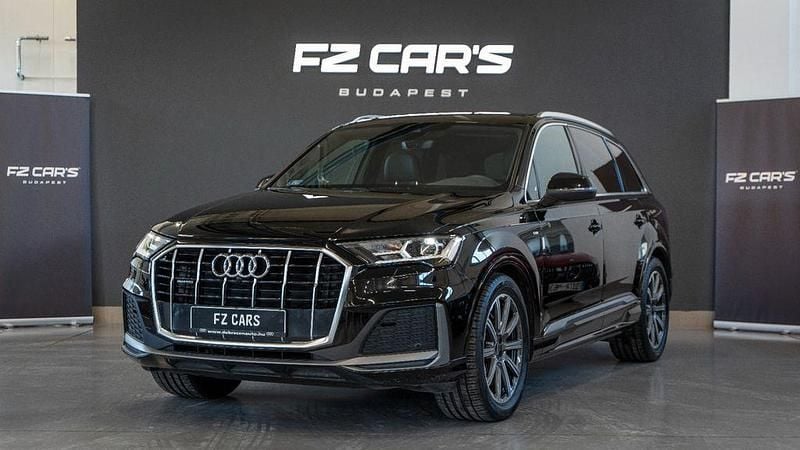 Schwarz Gebraucht 2023 Audi Q7 S-Line SUV | 61.511 € (Superpreis) - Bild 1/4