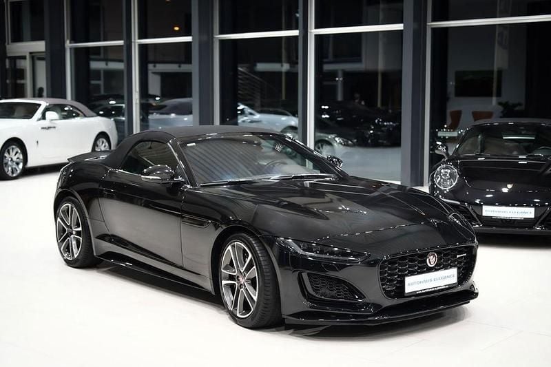 Gebraucht Jaguar F-Type R-Dynamic 300 PS (220 kW) 2021 Santorini black Cabrio