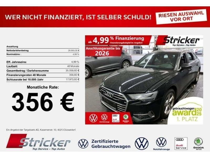 Mythosschwarz metallic (metallic) Gebraucht 2021 Audi A6 Kombi | 29.950 € (Superpreis) - Bild 1/3