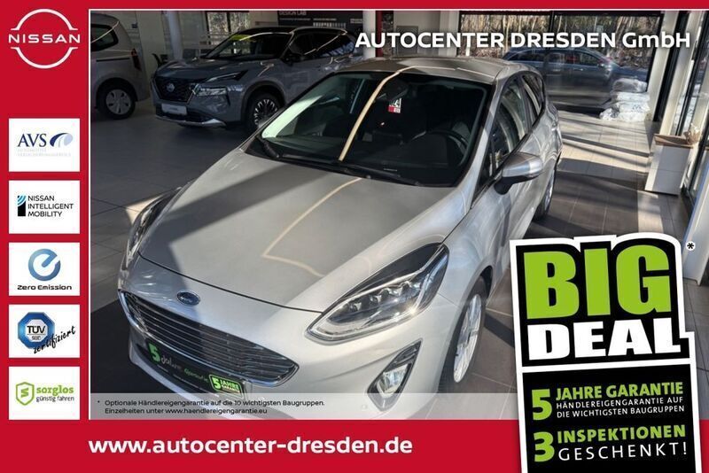 Silber Gebraucht 2021 Ford Fiesta Titanium X Kleinwagen | 12.980 € (Superpreis) - Bild 1/4