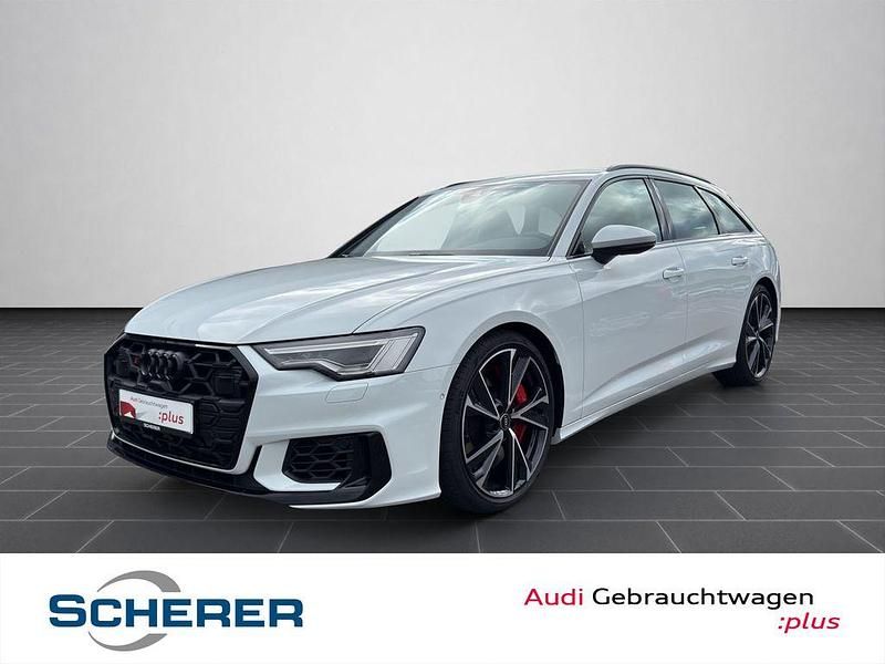 Gletscherweiß metallic (metallic) Gebraucht 2024 Audi S6 Comfort Kombi | 65.390 € (Fairer Preis) - Bild 1/4