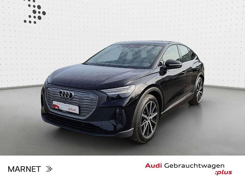 Mythosschwarz metallic Gebraucht 2022 Audi Q4 e-tron SUV | 34.890 € (Fairer Preis) - Bild 1/4