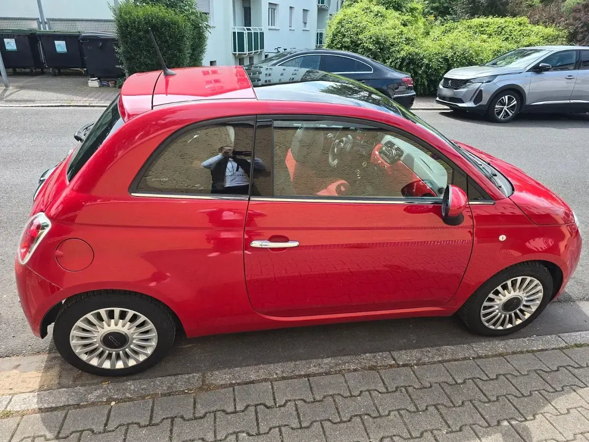 Gebraucht Fiat 500 Lounge 86 PS (63 kW) 2012 Rot Kleinwagen