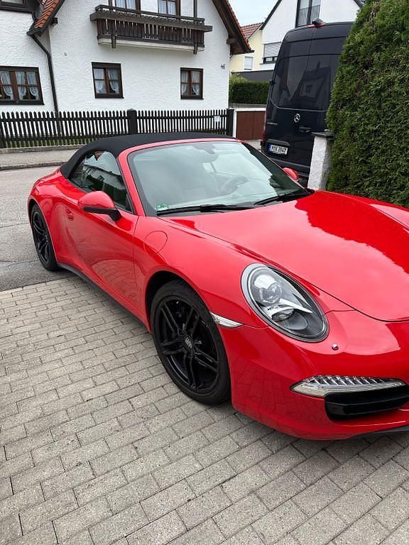Rot Gebraucht 2013 Porsche 911 Cabrio | 74.900 € (Fairer Preis) - Bild 1/4