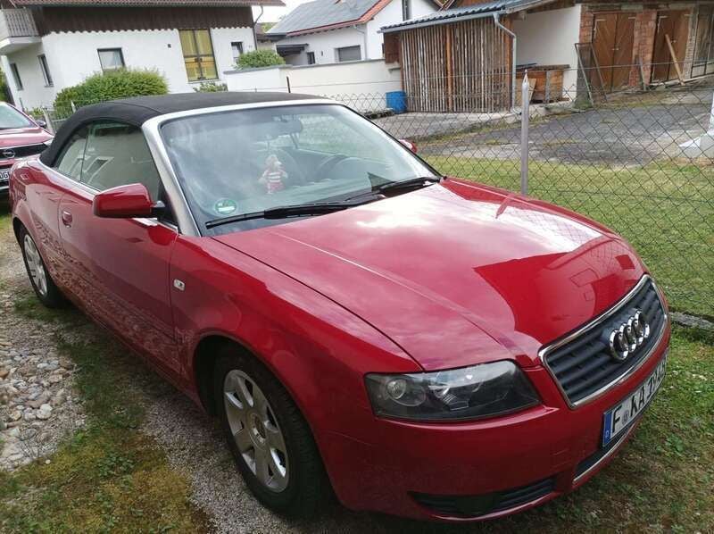 Rot Gebraucht 2003 Audi A4 Cabriolet Cabrio | 5.000 € (Guter Preis) - Bild 1/4