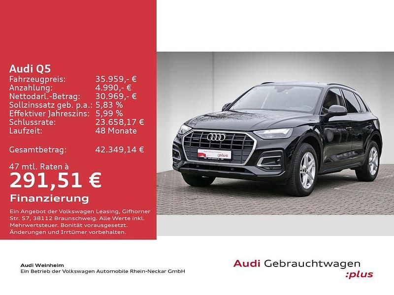 Gebraucht Audi Q5 Sport 204 PS (150 kW) 2022 Mythosschwarz metallic SUV