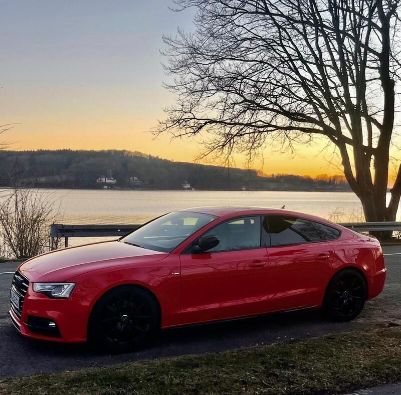 Rot Gebraucht 2015 Audi A5 Sportback S-Line Coupé | 16.400 € (Fairer Preis) - Bild 1/4