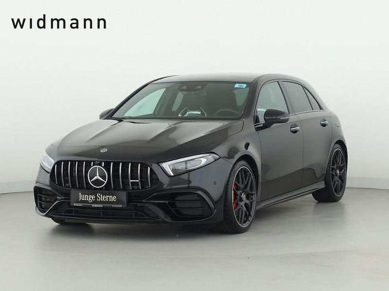 Metalliclack kosmosschwarz Gebraucht 2022 Mercedes A45 AMG AMG Limousine | 49.850 € (Superpreis) - Bild 1/4