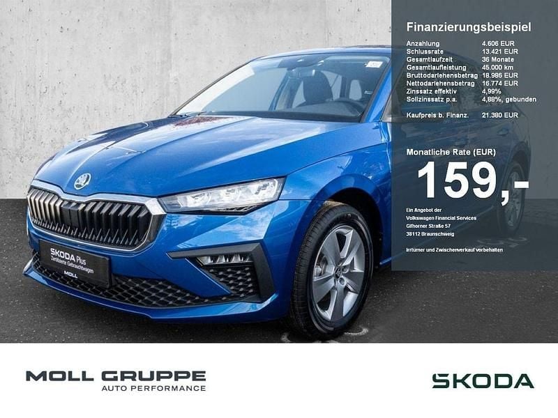 Raceblau metallic Neu 2025 Skoda Scala Selection Kleinwagen | 21.380 € (Fairer Preis) - Bild 1/4