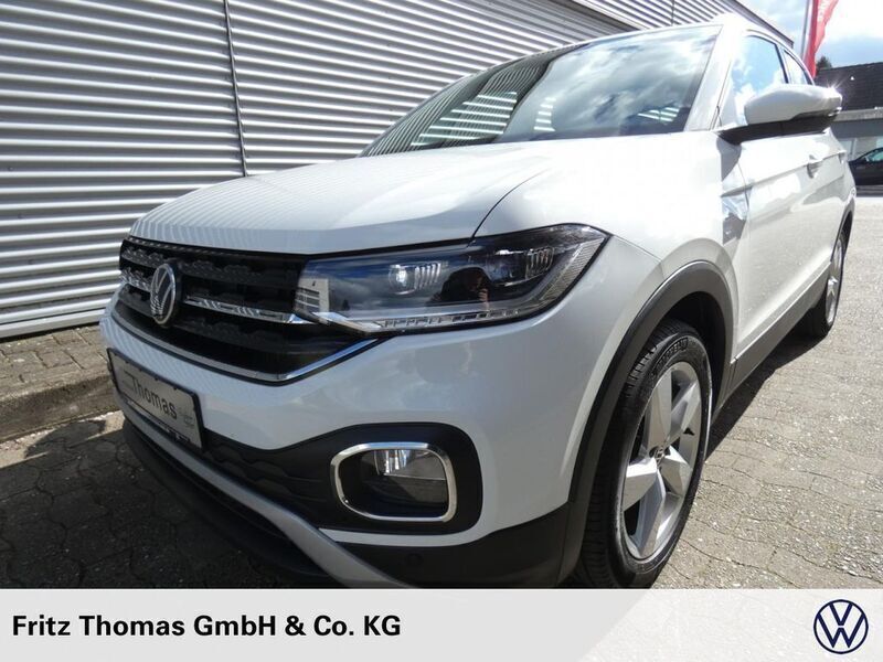 Pure white (weiß) Gebraucht 2022 VW T-Cross Style SUV | 20.950 € (Guter Preis) - Bild 1/4