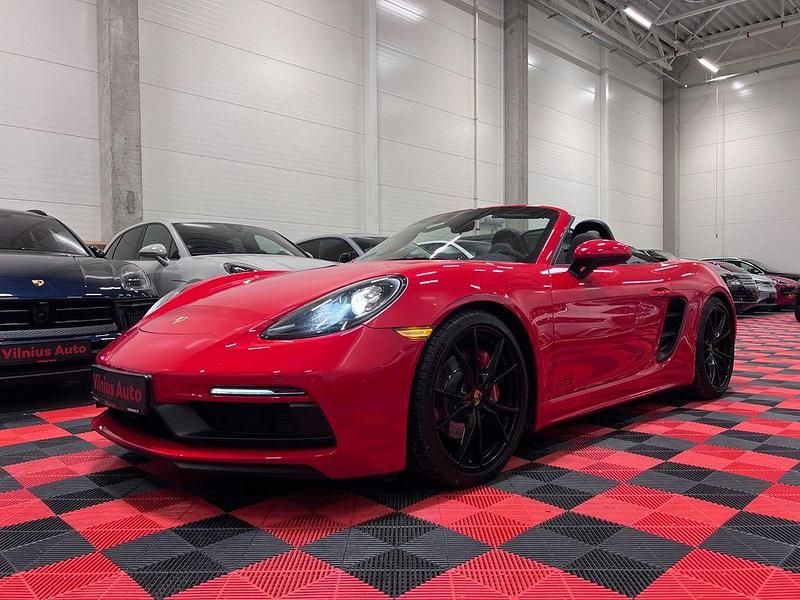 Rot Gebraucht 2018 Porsche 718 Boxster Sport Cabrio | 60.990 € (Superpreis) - Bild 1/4