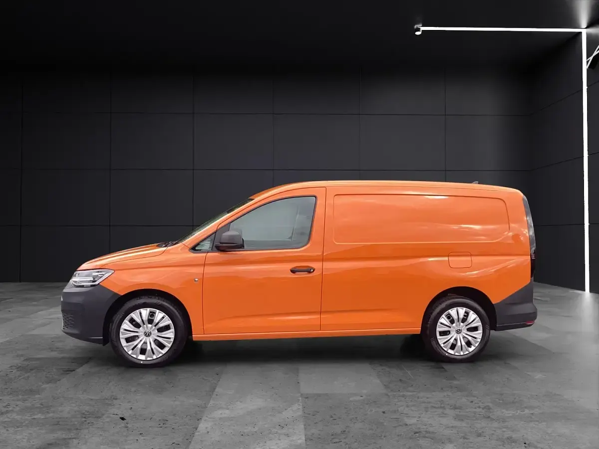 Neu VW Caddy 122 PS (89 kW) 2025 Leuchtorange Van / Kleinbus