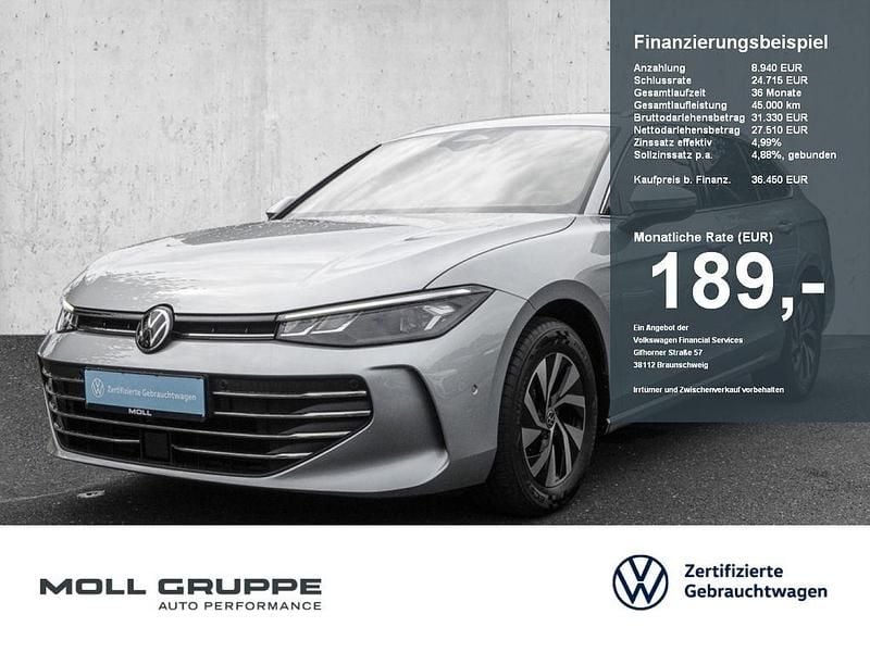 Silber Gebraucht 2024 VW Passat Business Kombi | 36.450 € (Superpreis) - Bild 1/4