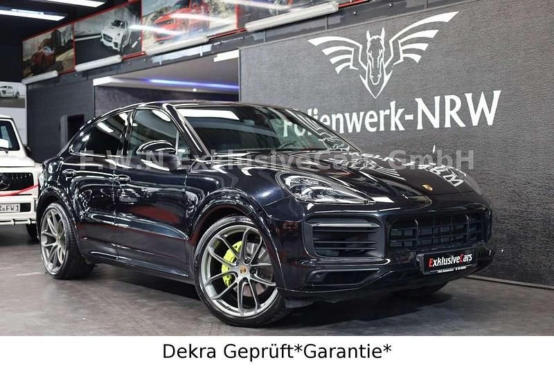 Tiefschwarz Gebraucht 2019 Porsche Cayenne E-Hybrid Coupe Coupé | 59.850 € - Bild 1/4