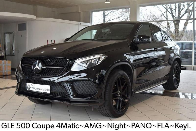 Schwarz Gebraucht 2017 Mercedes GLE500 AMG Coupé | 38.900 € (Fairer Preis) - Bild 1/4