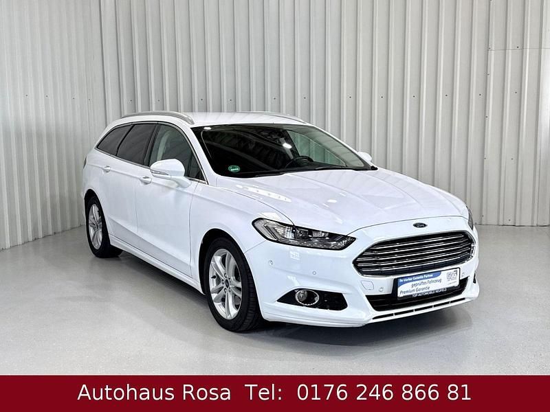 Gebraucht Ford Mondeo Titanium 150 PS (110 kW) 2015 Weiß Kombi