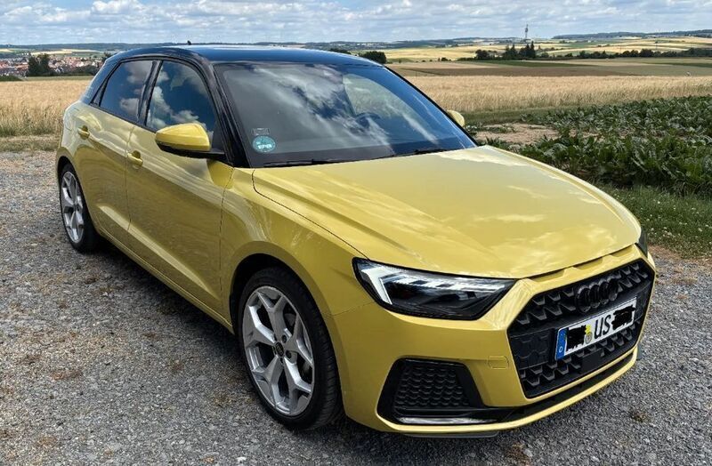Gelb Gebraucht 2022 Audi A1 Sportback S-Line Kleinwagen | 23.800 € (Etwas zu teuer) - Bild 1/4