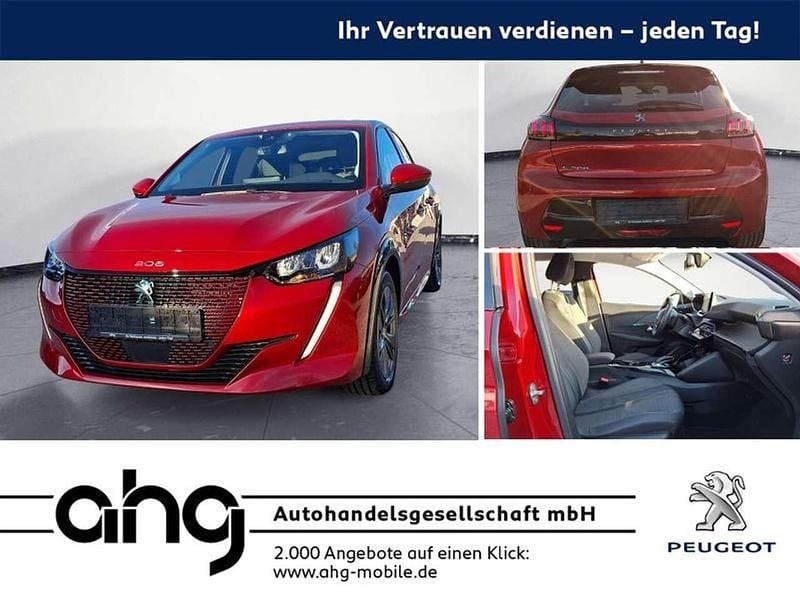 Rot Gebraucht 2021 Peugeot e-208 Allure Kleinwagen | 15.220 € (Guter Preis) - Bild 1/4