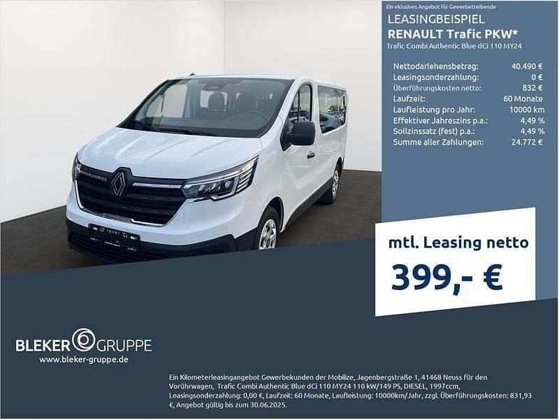Weiß Neu 2024 Renault Trafic Van | 36.990 € (Guter Preis) - Bild 1/3