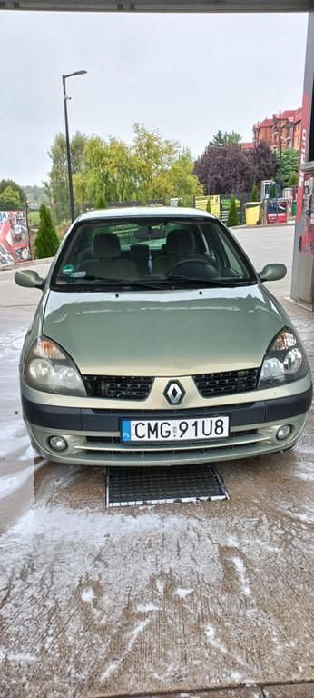 Grün Gebraucht 2001 Renault Clio II Dynamique Limousine | 1.000 € - Bild 1/4