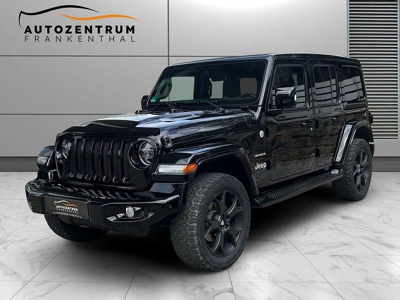 Black clear coat Gebraucht 2022 Jeep Wrangler Sahara SUV | 47.990 € (Guter Preis) - Bild 1/4