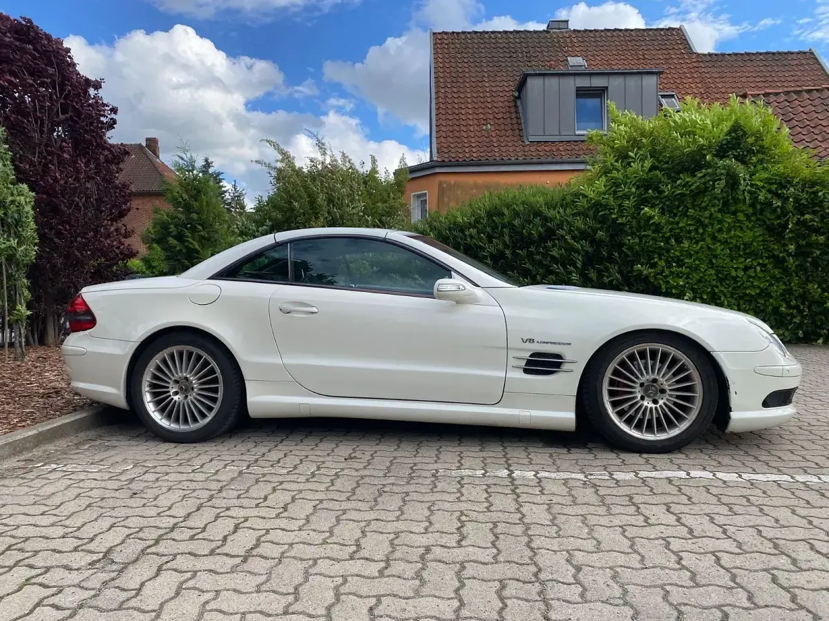 Gebraucht Mercedes SL350 272 PS (200 kW) 2006 Weiß Cabrio