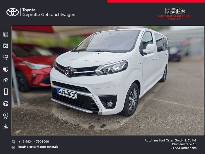Ice white Gebraucht 2022 Toyota Proace Verso Team Kombi | 41.990 € (Teuer) - Bild 1/4