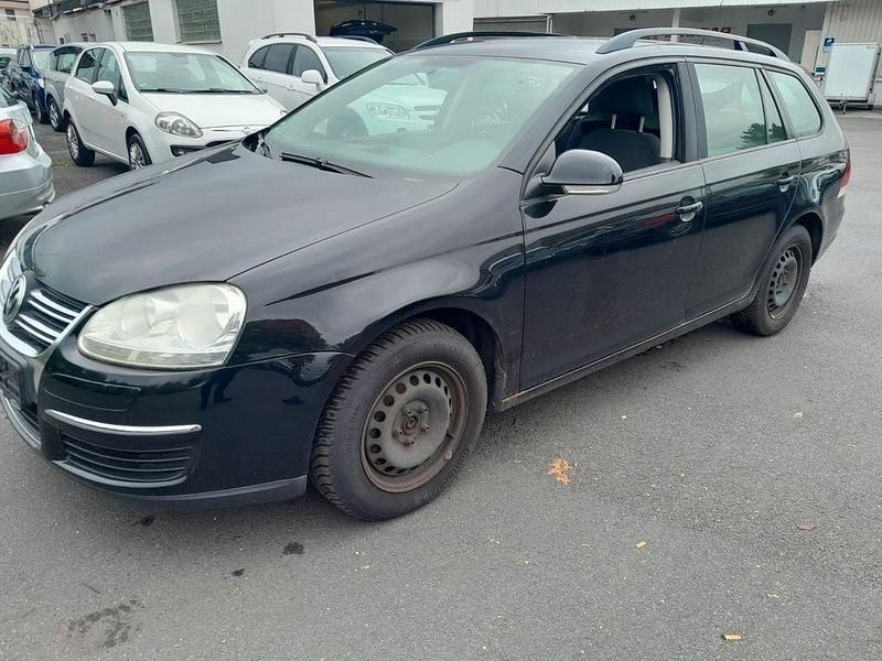 Schwarz Gebraucht 2008 VW Golf V Trendline Kombi | 850 € (Superpreis) - Bild 1/4